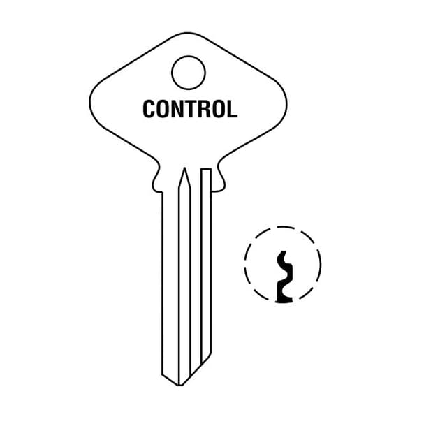 Control Key Blank, PARA-E1R