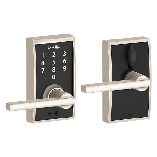FE695 Keyless Touchscreen Lever with Century Trim and Latitude Lever