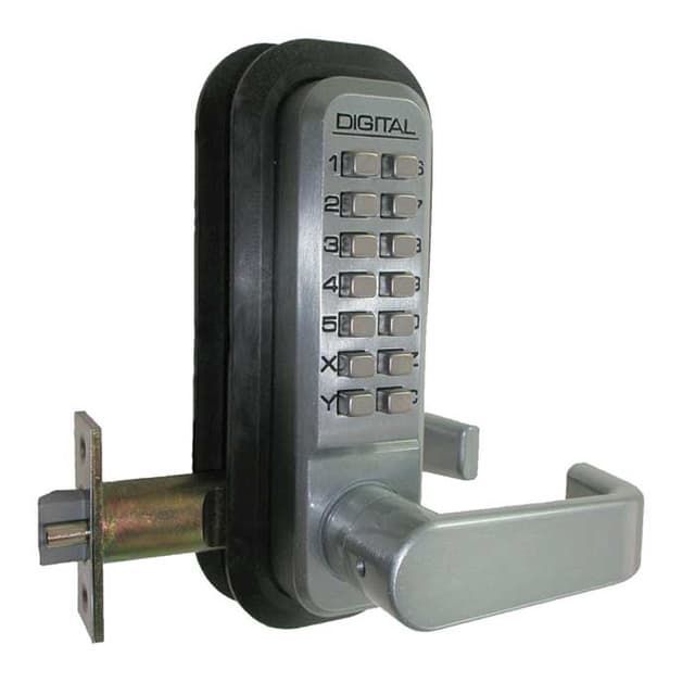 Double Combination Lever Lock With Passage