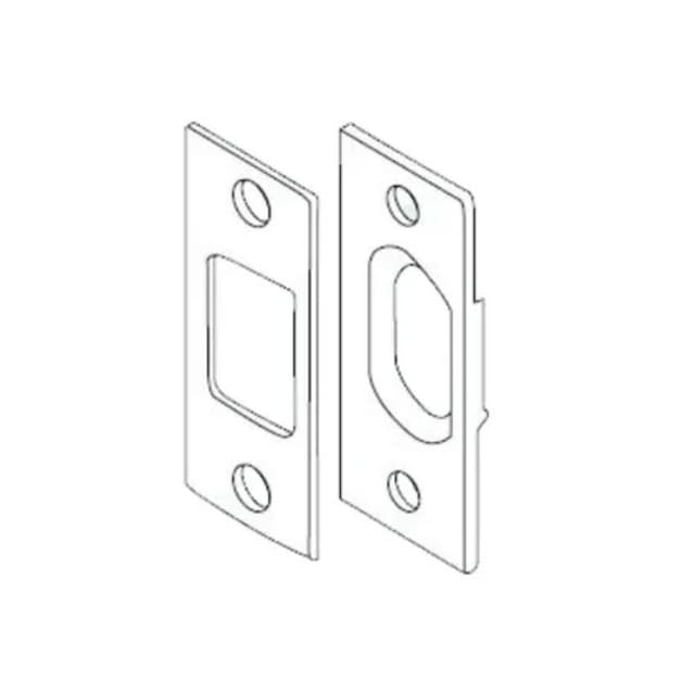 Square Deadbolt Strike 1-1/8” x 2-3/4” Square Corner