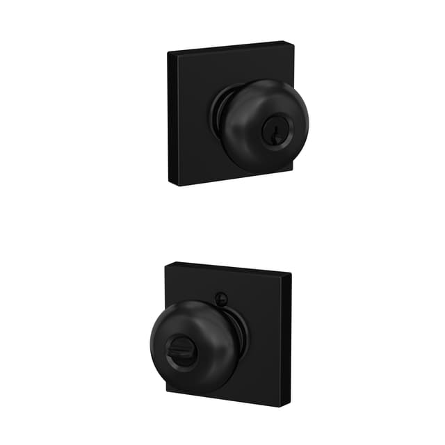 F51A Plymouth Keyed Entry Knob Lock With Collins Trim