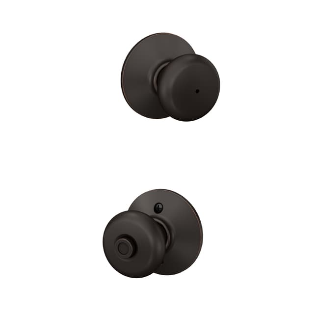 F40 Plymouth Privacy Knob Lock in Vis Pack