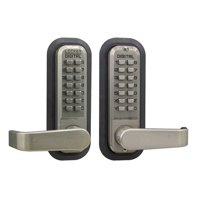 Double Combination Lever Lock With Passage