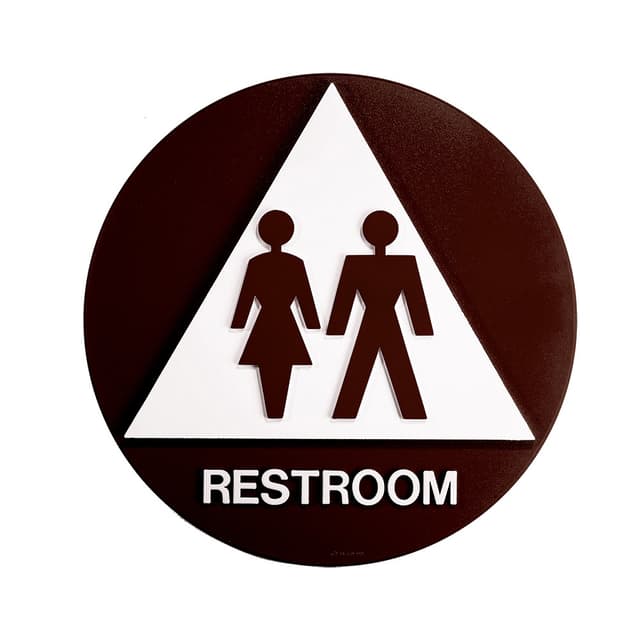 12 x 12 Unisex Door Sign