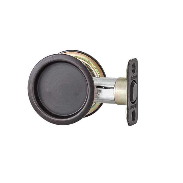 Round Pocket Door Passage Lock