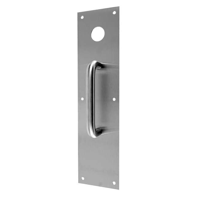 Pull Plate with 3/4" Round Pull and Cylinder Hole