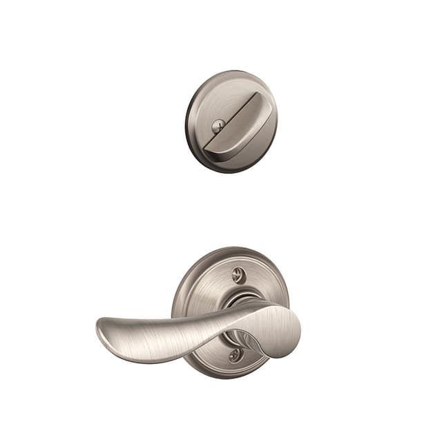 F59 Champagne Inside Trim Handleset/Entrance Lever Lock