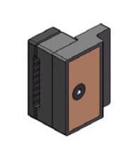 Barn Door-Flat Track Extra Stop for Spoke Wheel Hanger-Set of 2