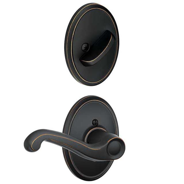 F59 Flair Inside Trim Handleset/Entrance Lever Lock with Wakefield Trim