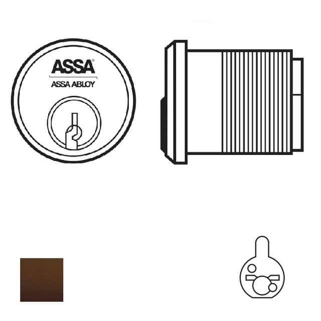 1-1/4" Mortise Cylinder