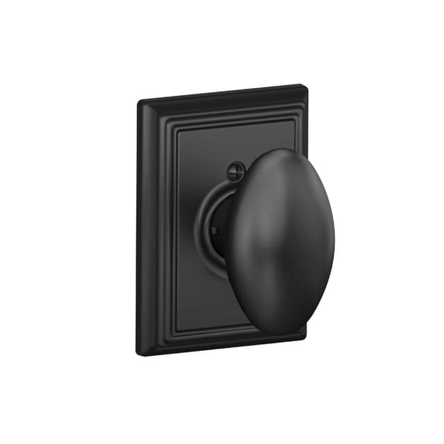 F170 Siena Knob Single Dummy Trim With Addison Trim