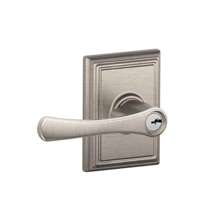 F51A Avila Keyed Entry Lever Lock With Addison Trim