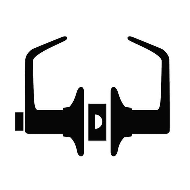 F40 Accent Privacy Lever Lock in Vis Pack