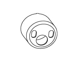 Cylinder Retaining Cup