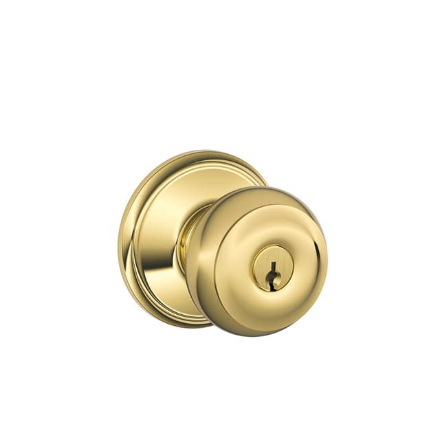 F51A Georgian Keyed Entry Knob Lock