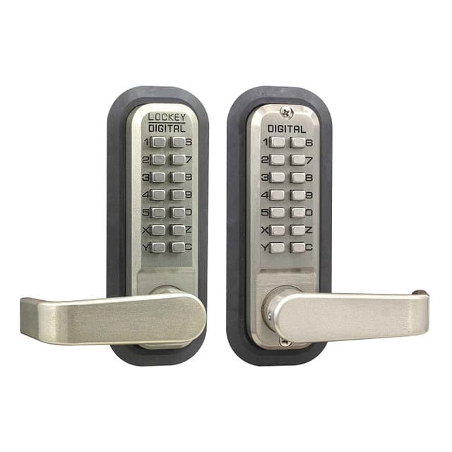 Double Combination Lever Lock With Passage