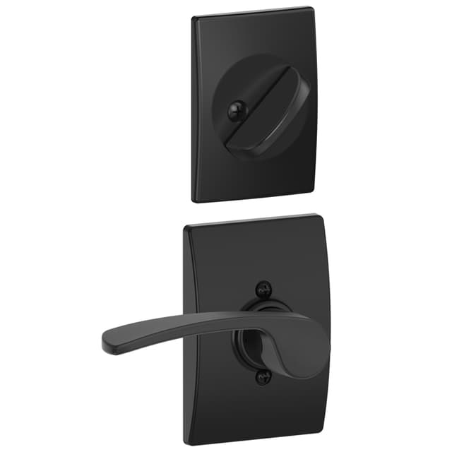 F59 Merano Inside Trim Handleset/Entrance Lever Lock with Century Trim