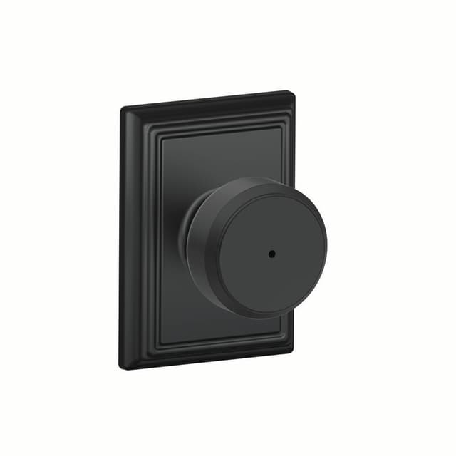 F40 Bowery Privacy Knob Lock With Addison Trim
