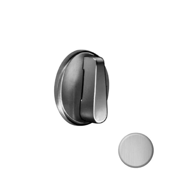 Mortise Round Backplate Thumbturn