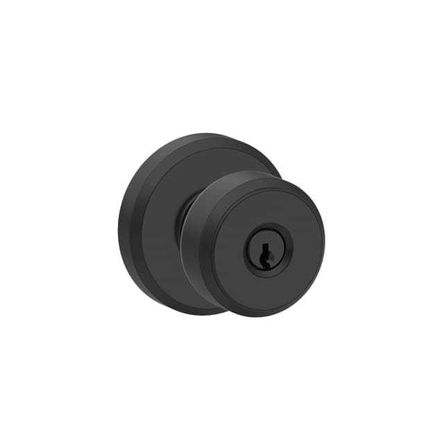 F51A Bowery Keyed Entry Knob Lock With Greyson Trim