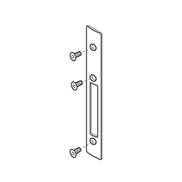 MS1851SW Deadlock Radius w/Weatherstrip Faceplate