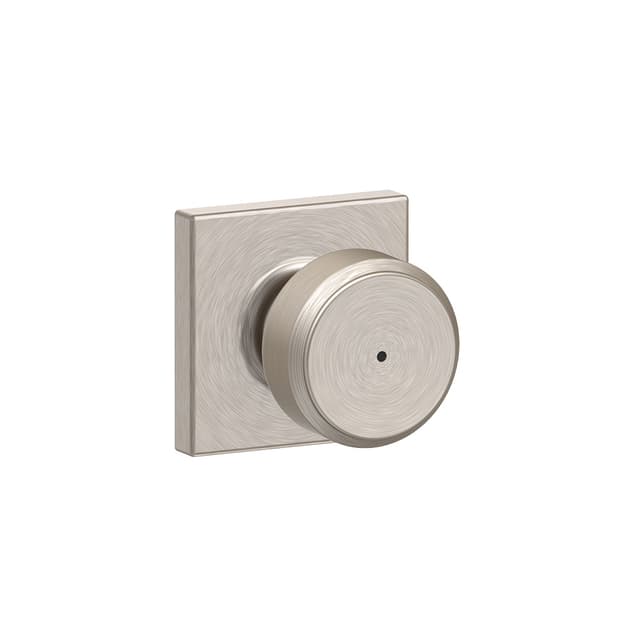 F40 Bowery Privacy Knob Lock With Collins Trim