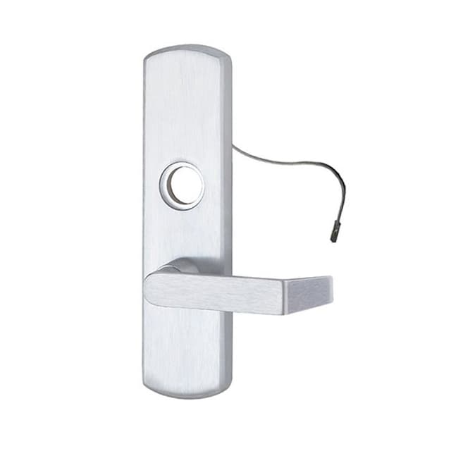 M996L Motorized Lever Trim for Rim/Vertical Rod/Cable, With Allegion Connect