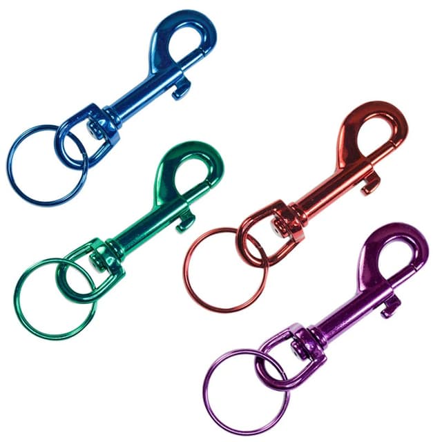 Bolt Snap Key Rings
