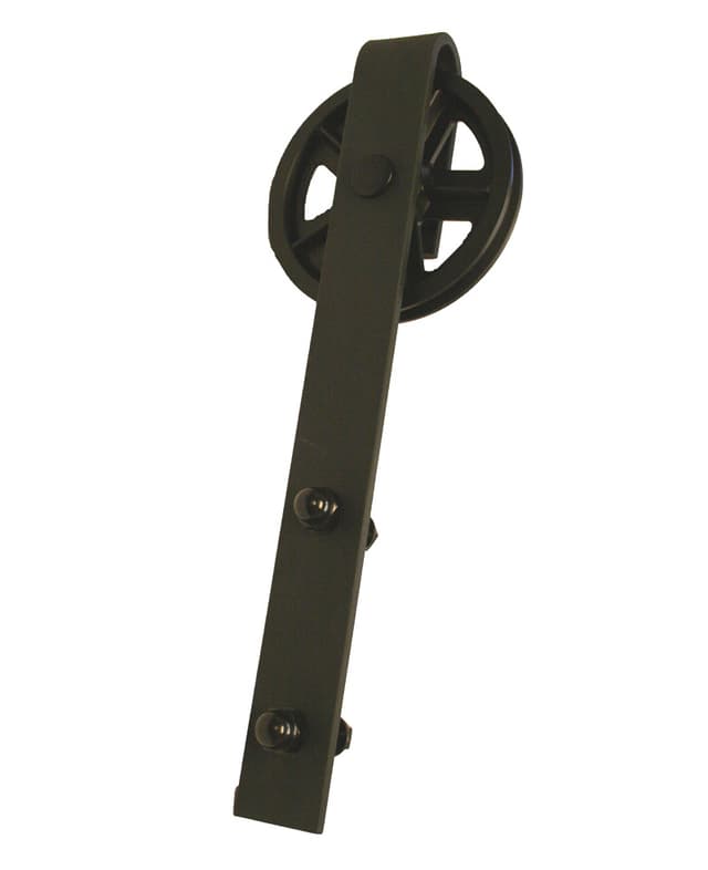 Barn Door-Flat Track Spoke Wheel Shaped Hanger