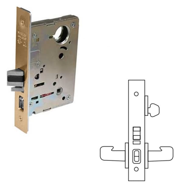 8200 Series 8255 Office/Entry Lockset Body