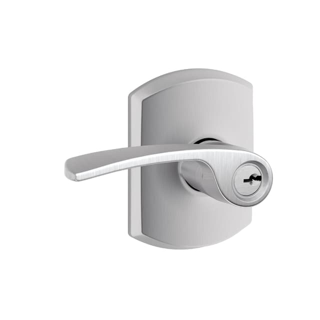 F51A Merano Keyed Entry Lever Lock With Greenwich Trim