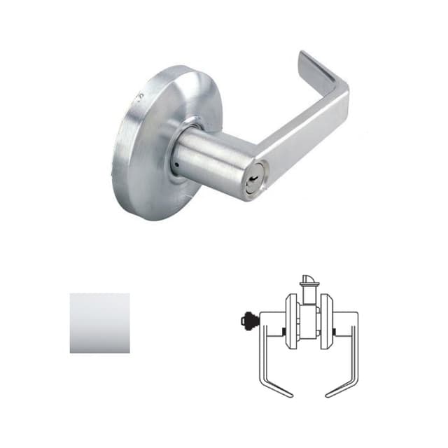 Grade 2 Storeroom Lever Lockset