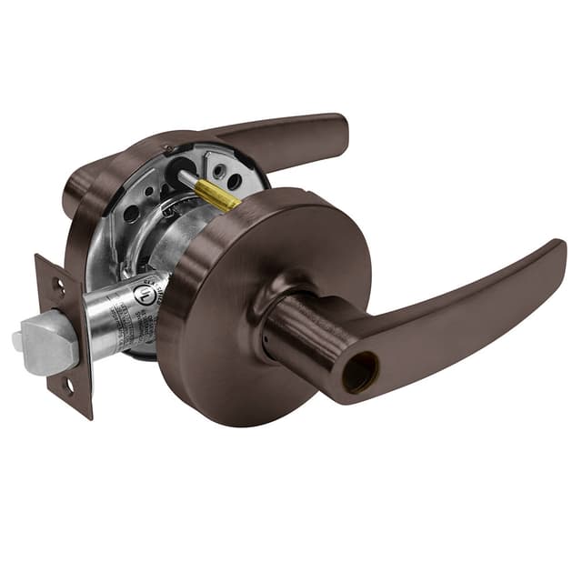 10 Line G04 Storeroom/Closet Lever Lockset-Less Cylinder