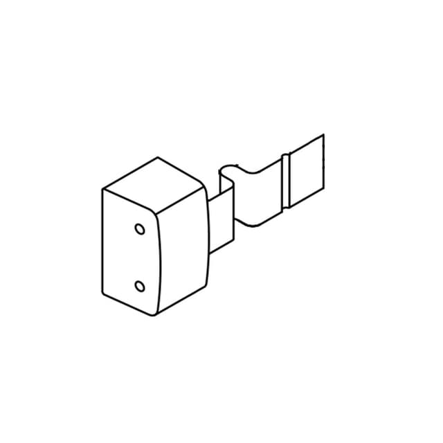 CVR/Mortise Device Metal End Cap-Latch End