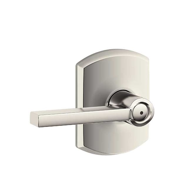 F40 Latitude Privacy Lever Lock With Greenwich Trim