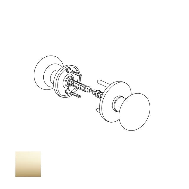 Mortise Lock Knob/Rose Kit