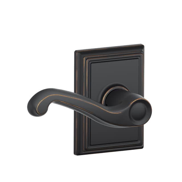 F10 Flair Passage Lever Lock With Addison Trim