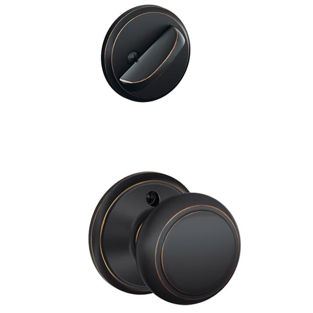 F59 Andover Inside Trim Handleset/Entrance Knob Lock