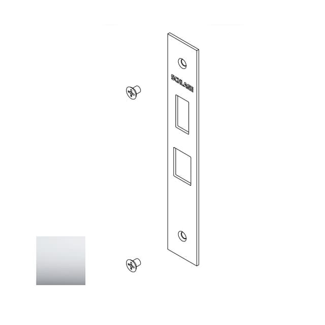 L Mortise Lock Armor Front