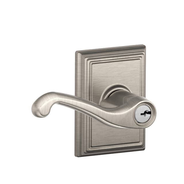 F51A Flair Keyed Entry Lever Lock With Addison Trim