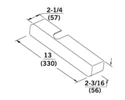 8600, 7000 Series Closer Slim Plastic Cover