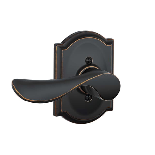 F170 Champagne Lever Single Dummy Trim With Camelot Trim