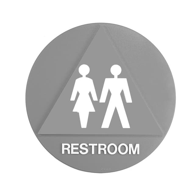 12 x 12 Unisex Door Sign