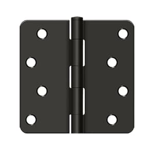 4" x 4" X 1/4" Radius Corner Hinge