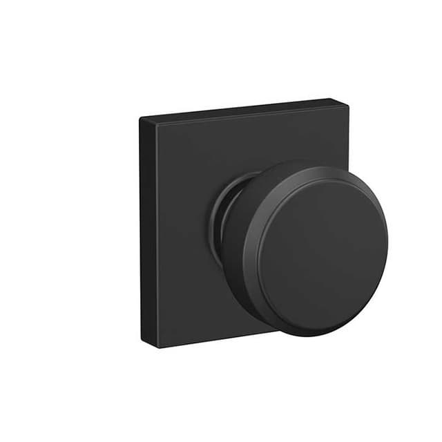 F10 Bowery Passage Knob Lock With Collins Trim