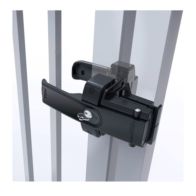 Lockable, Dual-Sided Push/Pull Handle
