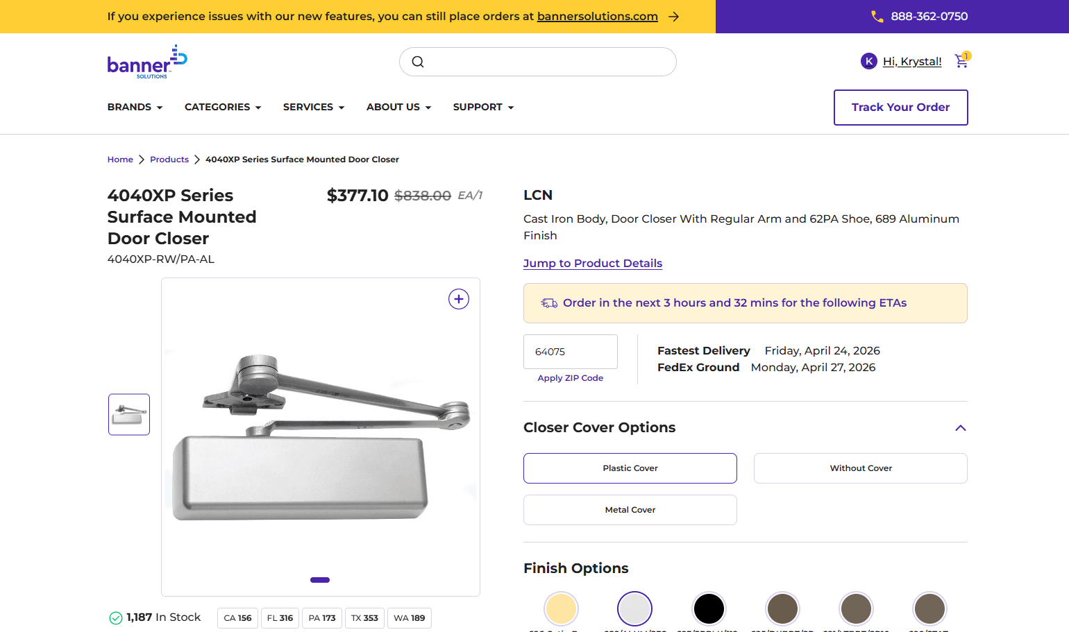 Using the Product Details Page
