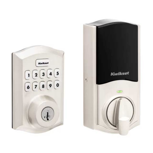 Traditional Push Button Electronic Deadbolt